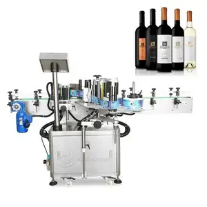 Low price flat bottle labeling machine/round bottle labeler machine/self loader sticker marking machine