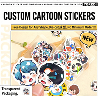 Pegatinas troqueladas personalizadas |   Pegatinas Personalizadas de Anime y Personajes de Dibujos Animados con Logotipo de Empresa |   Etiquetas Adhesivas Impermeables