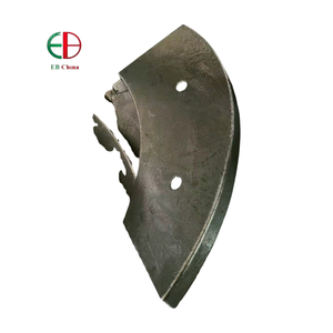 Lames de motoculteur rotatives industrielles haute performance et longue durée de vie en Ni-Hard 4-600, avec dureté HB600, pour terres sèches - Product Image 2