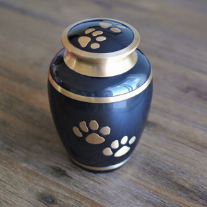 Premium Brass Pet Urn European Style Cremation <b>Keepsake</b> <b>for</b> Dog Cat <b>Ashes</b> B2B Factory Supply - Product Image 1
