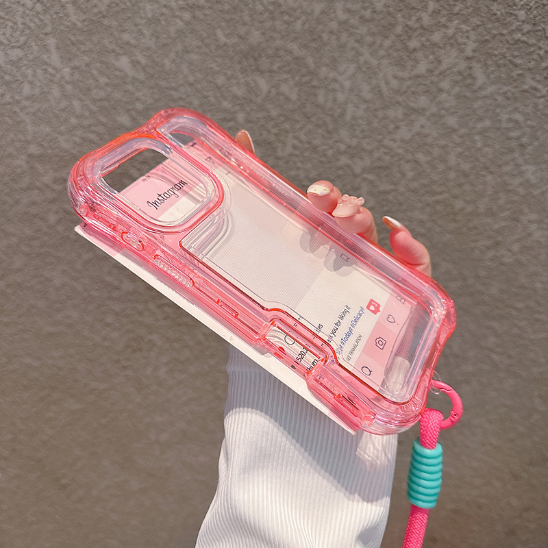 Clear hot pink