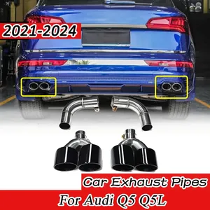 สำหรับ Q5 Q5L ปี 2021 2022 2023 2024 อัพเกรด SQ5 ท่อไอเสียรถยนต์ ปลายท่อไอเสีย ระบบไอเสีย หัวฉีดปรับแต่งภายนอก - Product Image 1