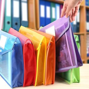 Carpeta de Archivos de Plástico Moderna y Lujosa con Botón, Ranuras <span class=keywords><strong>para</strong></span> Tarjetas, Tamaño A4, Color Personalizable <span class=keywords><strong>para</strong></span> la Escuela, Oficina y Hogar - Product Image 3