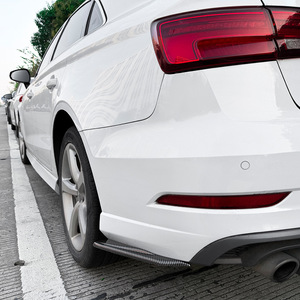 สติ๊กเกอร์ตกแต่งสปอยเลอร์กันชนหลัง Audi A3 S3 8Y ลายคาร์บอนไฟเบอร์ แบบติดกาว สำหรับรถซีดาน ปี 2021+ - Product Image 2