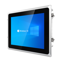 Panel Industrial PC de cuatro núcleos j6412 N5095 de 10,4 pulgadas con 4 USB y soporte WiFi 4G