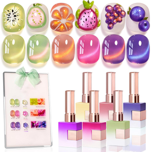 Set de Esmaltes de Uñas de Gel Ojo de Gato Neón de 36 Colores para Primavera/Verano, Caja SIN TPO, Personalizable OEM, 15ml, Esmalte de Gel Ojo de Gato Magnético - Product Image 1