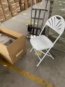 Migliore Sedia Pieghevole Leggera Moderna <span class=keywords><strong>in</strong></span> Plastica Bianca per Eventi Interni ed Esterni, Matrimoni, Cortili, Sale, con Struttura <span class=keywords><strong>in</strong></span> <span class=keywords><strong>Metallo</strong></span> Resistente - Product Image 4