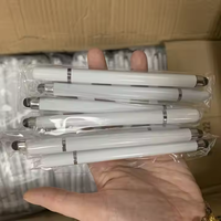 Stylet à écran tactile capacitif/résistif actif 2 en 1 pour Android/iPad/tablette Matériau plastique Blanc/Noir/Or rose