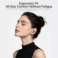 Écouteurs TWS à Clip Ouvert, Écran Tactile Couleur, Contrôle par APP, 40H, 300mAh, AB5656C V6.0 – Idéaux pour les Voyages, le Bureau et les Appels – Offre Spéciale