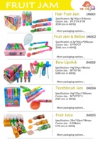 Bonbons liquides en gelée en forme de dentifrice avec capuchon animal mignon, 3 saveurs de fruits, pour enfants, vente en gros