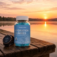 Gummies OEM au complexe 5 électrolytes naturel au goût de carotte violette pour l'énergie quotidienne et l'équilibre hydrique
