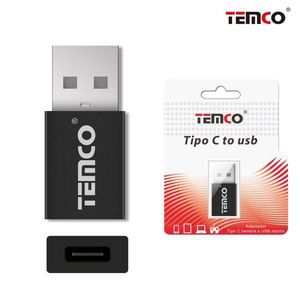 Temco Tipo <b>C</b> To <b>Usb</b> <b>Adapter</b> Male To Male Connector For Devices With Type <b>C</b> Port - Product Image 3
