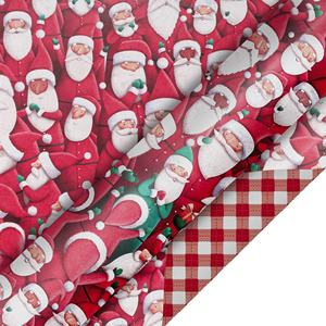 Santa Pattern Christmas Wrapping <b>Paper</b> <b>Roll</b> Custom Holiday Packing <b>Paper</b> 80gsm Coated <b>Paper</b> Gift Decoration Packaging <b>Paper</b> - Product Image 3