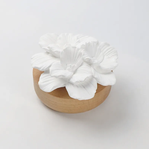 Nhà Hương thơm gỗ dựa trên gốm hoa trang trí thạch cao gốm hương thơm đá gỗ dầu khuếch tán - Product Image 3