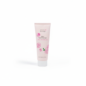 Limpiador Facial Ultra SOQU (ROSE), Espuma en Crema Hecha en Corea, 150 ml, Nutritivo, Hidratante, Antiarrugas, Reafirmante, Blanqueador para Todo Tipo de Piel - Product Image 2
