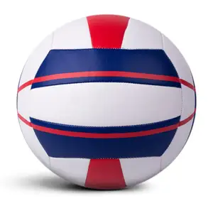 Yüksek kaliteli yumuşak makine dikişli açık gençlik voleybolu topu eğitim renkli PVC plaj voleybolu