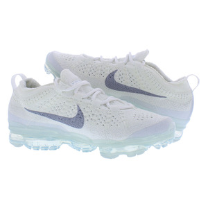 Nike รองเท้าผ้าใบ Air VaporMax 2023 Flyknit สำหรับผู้หญิง, ขนาด10.5สีขาวสีเทาสีเทายางฤดูใบไม้ผลิ/ฤดูร้อน/ตาข่าย TPU - Product Image 1