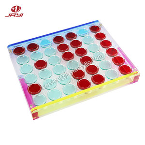 <span class=keywords><strong>Jeu</strong></span> Connect 4 en acrylique de luxe, <span class=keywords><strong>jeu</strong></span> Connect 4 en ligne néon en lucite à vendre - Product Image 4