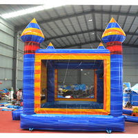 Château gonflable pour enfants, château rebondissant, château gonflable pour sauter, château gonflable extérieur 13x13 avec souffleur