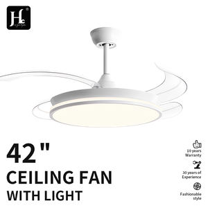 Ventilador de Techo con Lámpara de 42 Pulgadas, Invisible, Retráctil, Inteligente, con 3 Colores Atenuables, Ventilador de Techo con Luz - Product Image 2