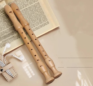 Flauto a Piatti di Media Tonalità Stile Britannico e Tedesco a 8 Fori in Legno per Musicisti Adulti Strumento Professionale Consigliato - Product Image 1