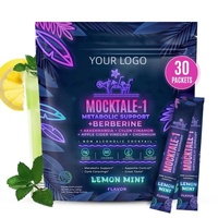 OEM MOCKTALE-1 Compléments de berbérine, mélange de boisson de soutien métabolique, saveur citron menthe, pour adultes, nettoyage du côlon, détox