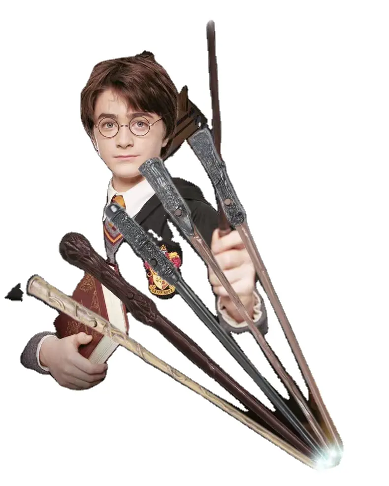 Hot sale Cosplay Led Lighting Halloween Party Harry Wizard Potter Magic Multi Wand Halloween Stick Wands for Kids