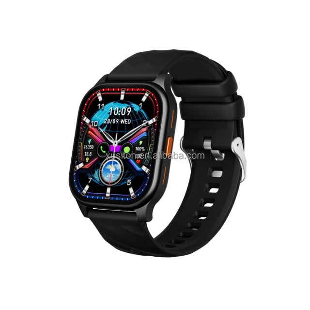 OEM 2026 Trend Ultra-thin Smart Watch for Men Square AMOLED Screen 7.5mm BT Call Music Heart Rate Fashion Luxury Watch Ultra'