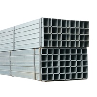 Perfil Cuadrado de Acero Galvanizado por Inmersión en Caliente Q355B, Tubo Cuadrado Galvanizado para Proyectos de Construcción, Exportación