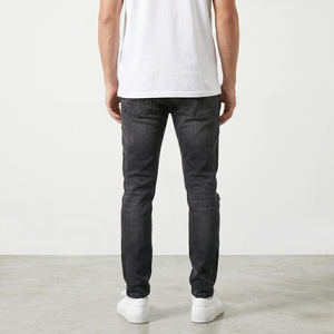 Wholesale Custom Men's Ripped Skinny <b>Jeans</b> Distressed Paint Splatter Denim Pants Streetwear Hip Hop Slim Fit Male <b>Jeans</b> TKAN863 - Product Image 4