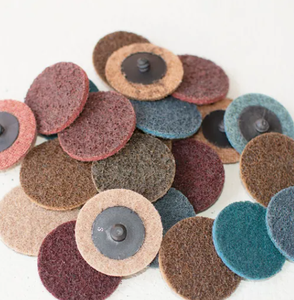 1.5 ''지르코니아 퀵 체인지 샌딩 디스크 후크 및 루프 백업 연마 그라인딩 휠 롤록 퀵 체인지 디스크 - Product Image 1