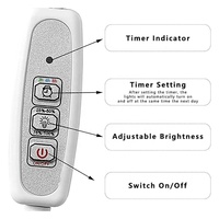 Oem Usb On Off Switch Interrupteur de temps triphasé Interrupteur de lumière LED à commande tactile avec horloge et gradateur 12v 2a Lampe de croissance des plantes