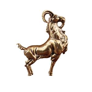 Латунная ретро-фигурка самки антилопы, креативное металлическое изделие ручной работы, украшение для дома и офиса, настольный декор, фигурка-компаньон для чайной церемонии, миниатюра - Product Image 6