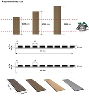 Panneaux acoustiques modernes en MDF ignifuges et insonorisants, à lattes de bois, personnalisables, étanches, écologiques, pour usage commercial et salle de sport, livraison gratuite