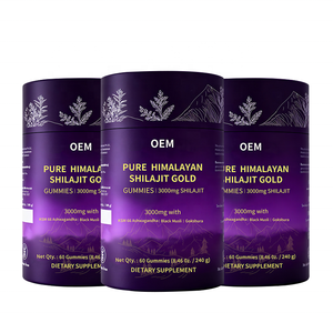 Gummies de Shilajit Pur de l'Himalaya en gros et sur mesure – Formule et emballage personnalisés – Avantage coût-volume et approvisionnement stable - Product Image 1