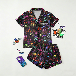 Conjunto de <span class=keywords><strong>Pijama</strong></span> para Mujer con Temática de Halloween 2026, Ropa de Dormir Informal para Otoño, Primavera e <span class=keywords><strong>Invierno</strong></span> - Product Image 3