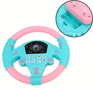 Bé chỉ đạo bánh xe trò chơi trẻ em mô phỏng lái xe điều khiển di động học đồ chơi tương tác giáo dục âm vai trò chơi lái xe - Product Image 2
