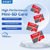Kartu TF-3 EAGET kartu Sd Carte 64gb kartu Sd 1tb 32gb untuk memori telepon Sd Video Game Carte kelas 10 U3 Sd Mini TF kartu memori plastik