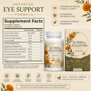 Vitaminas para la Vista OEM Luteína 20mg y Zeaxantina 4mg con Extracto de Semilla de Uva y Grosella Negra para el Bienestar Visual - Product Image 6