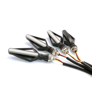 ADT motos 12 clignotants LED <span class=keywords><strong>clignotant</strong></span> <span class=keywords><strong>feu</strong></span> arrière eau courante moteur <span class=keywords><strong>clignotant</strong></span> feux de direction indicateur d'arrêt IP67 - Product Image 3