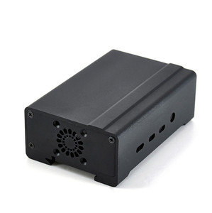 Black Aluminum <strong>Raspberry</strong> <strong>Pi</strong> <strong>4</strong> Din Rail <strong>Case</strong> Electronic Accessory for <strong>Raspberry</strong> <strong>Pi</strong> <strong>4</strong> - Product Image 4