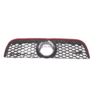 Rejilla Delantera ABS de Alta Producción con Línea Roja para <span class=keywords><strong>Polo</strong></span> <span class=keywords><strong>GT</strong></span>/I 2005-2009, Nueva Rejilla Delantera Personalizada con Línea Roja para Auto - Product Image 2