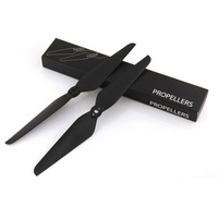 T-MOTOR T9545-A 2PCS/PAIR Hélices de drone en polymère noires CW/CCW pour drones UAV avec 1 an de garantie