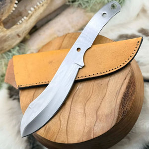 Cuchillo de Caza Personalizado OEM con Hoja de Acero Damasco Forjado, Punta Caída, Espiga Completa y Diseño Duradero - Product Image 1