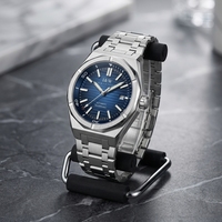 Montre de Plongée Mécanique de Luxe pour Homme en Acier Inoxydable Importé, Étanche 30 bars, Cadran en Verre, Design Sportif avec Aiguille Répétiteur, Carnival