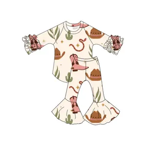 Qingli Conjuntos De Ropa de Ninos OEM Milk Silk Birthday Gifts Short Sleeve Baby Clothing Sets