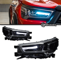 Feux de voiture pour HILUX REVO ROCCO Phare LED 2021-2024 Phares HILUX DRL Clignotant Haute Accessoires Auto