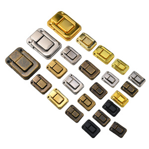 Antique Style Taiping Buckle Clasp Metal Lock For Drawer Wine <b>Box</b> Wooden <b>Box</b> Bronze Silver Gold Finish - Product Image 5