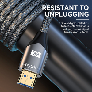 Cable <span class=keywords><strong>HDMI</strong></span> Certificado 8K 60HZ <span class=keywords><strong>HDMI</strong></span> <span class=keywords><strong>2.1</strong></span> M/M 1m 1.<span class=keywords><strong>5m</strong></span> 2m 3m <span class=keywords><strong>5m</strong></span> Cable <span class=keywords><strong>HDMI</strong></span> 2.1v para TV y PC - Product Image 1
