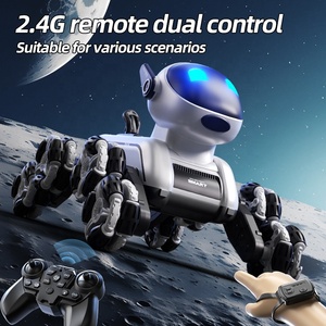 <span class=keywords><strong>Robot</strong></span> chien intelligent télécommandé DWI 2.4G 8WD avec détection gestuelle, voiture de cascade RC transformable, jouets pour enfants - Product Image 3